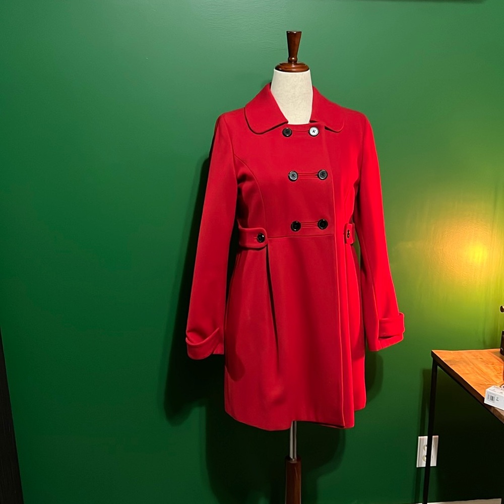 Red Dress Coat